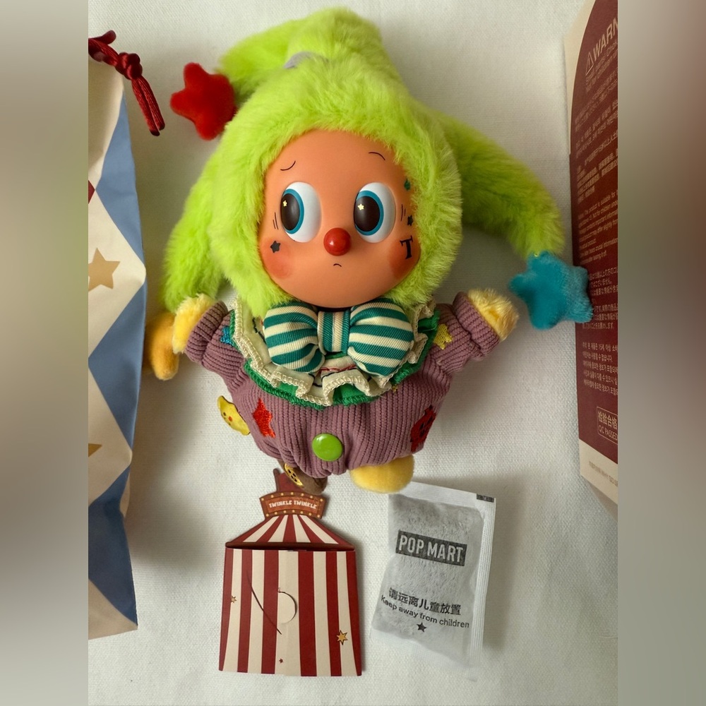 Pop Mart WHY SO SERIOUS Series-Vinyl Plush Pendant Secret Bubblegum New Open Box